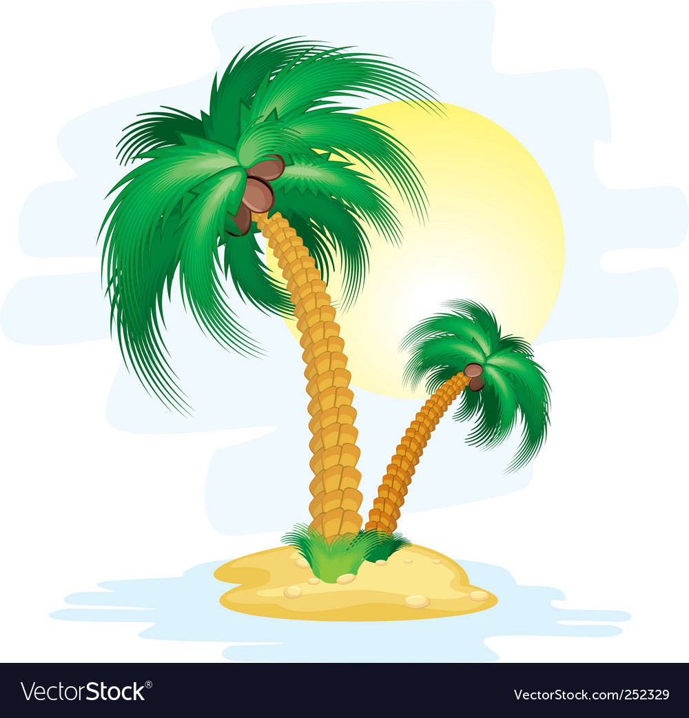 Cartoon island Royalty Free Vector Image VectorStock Cartoon island Royalty Free Vector Image VectorStock