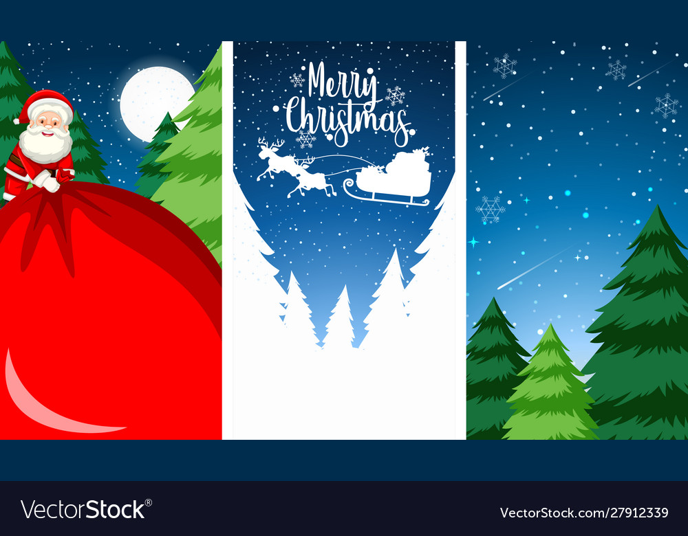 Background Templates With Christmas Theme Vector Image