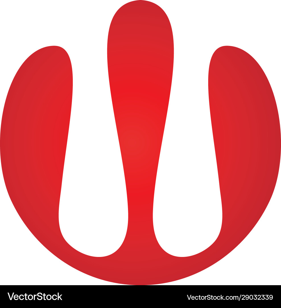 Initial w logo template Royalty Free Vector Image