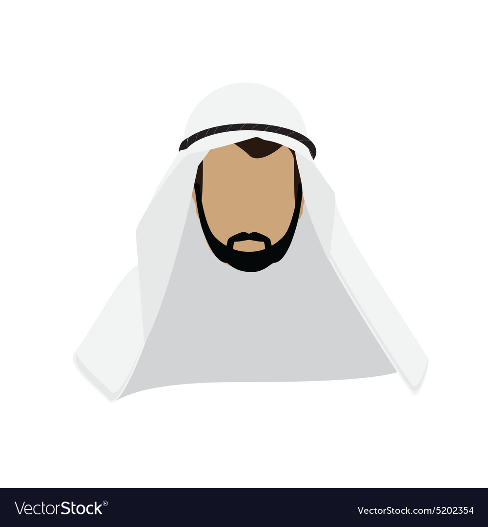 Arab man Royalty Free Vector Image - VectorStock