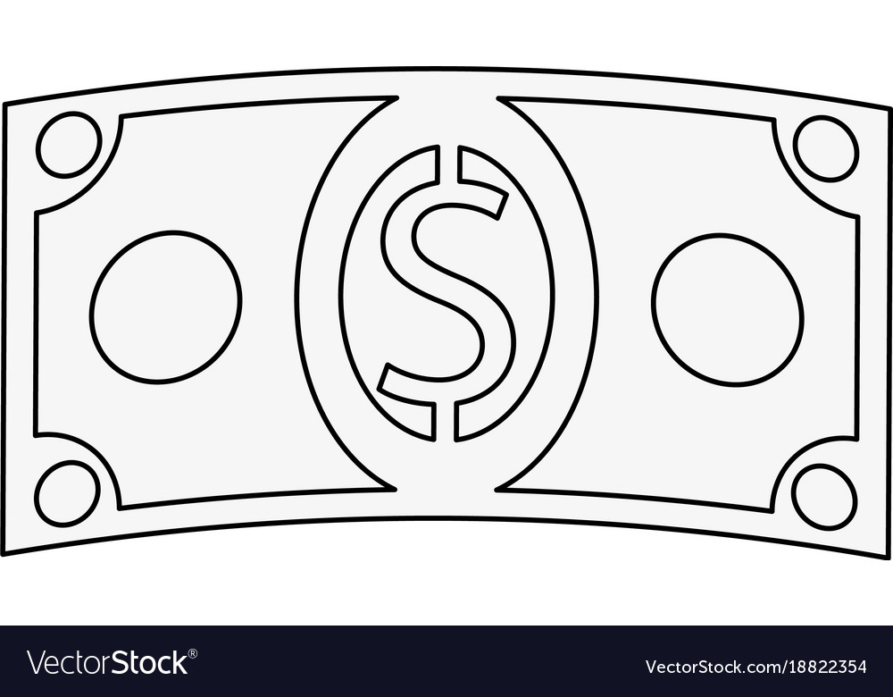 Money Bill Symbol Royalty Free Vector Image - Vectorstock