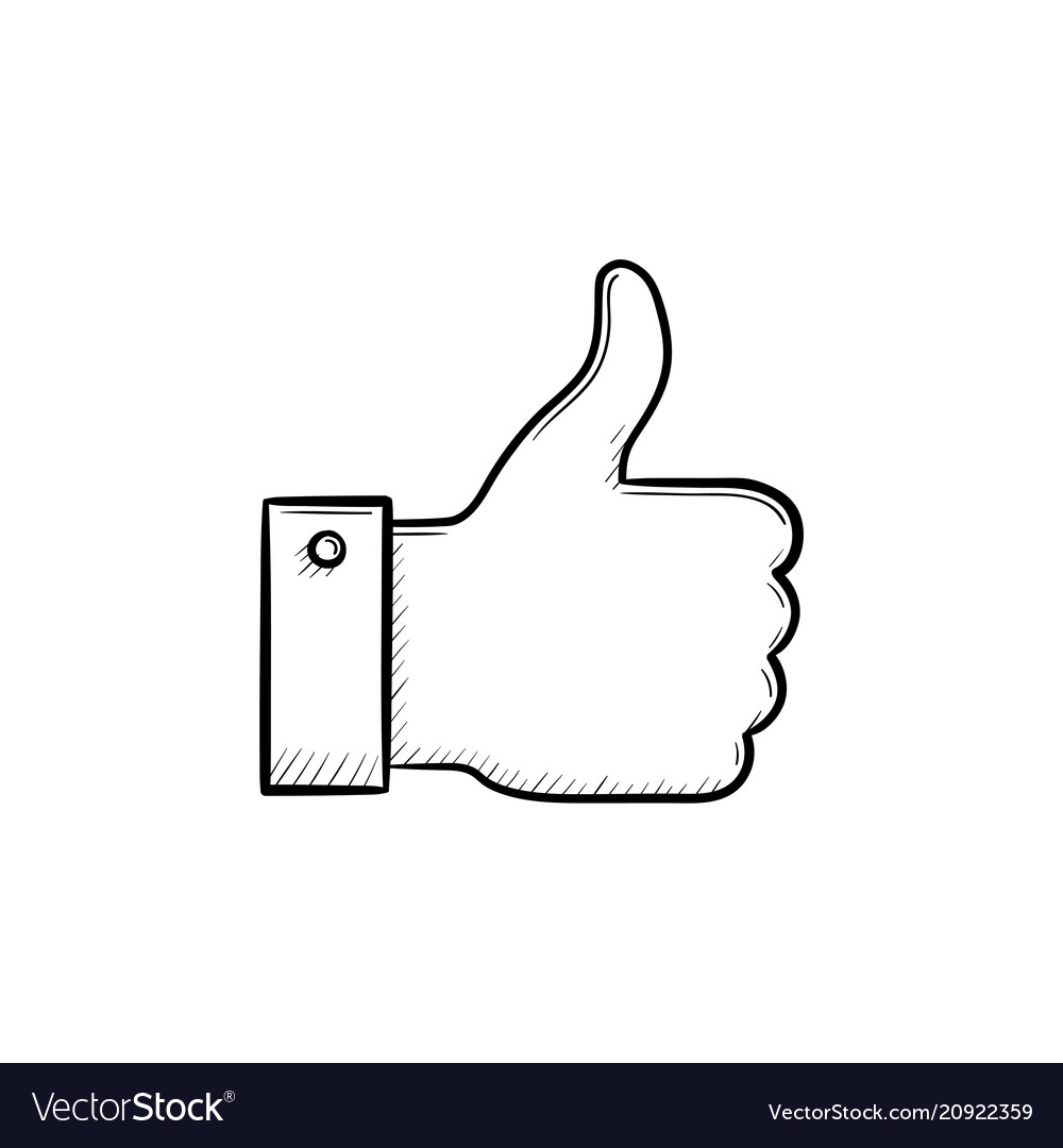 thumbs up simple drawing