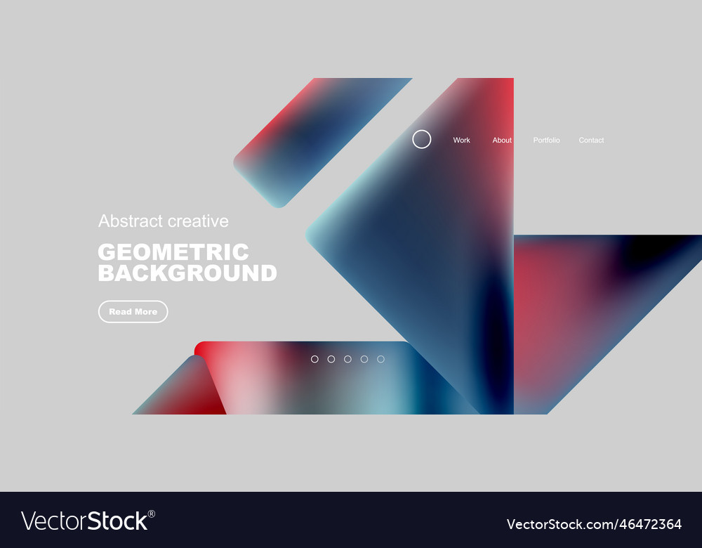 Fluid triangles minimal abstract background Vector Image