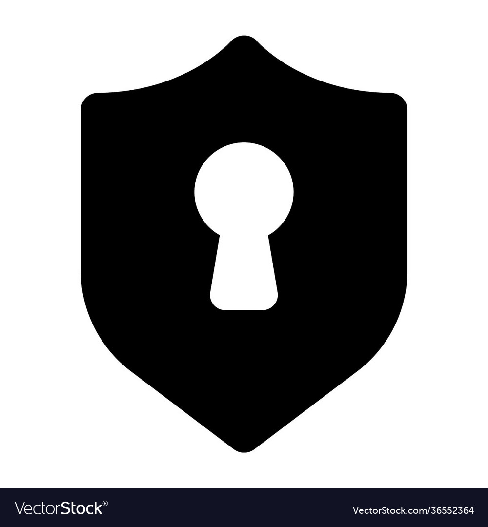 Security shield Royalty Free Vector Image - VectorStock