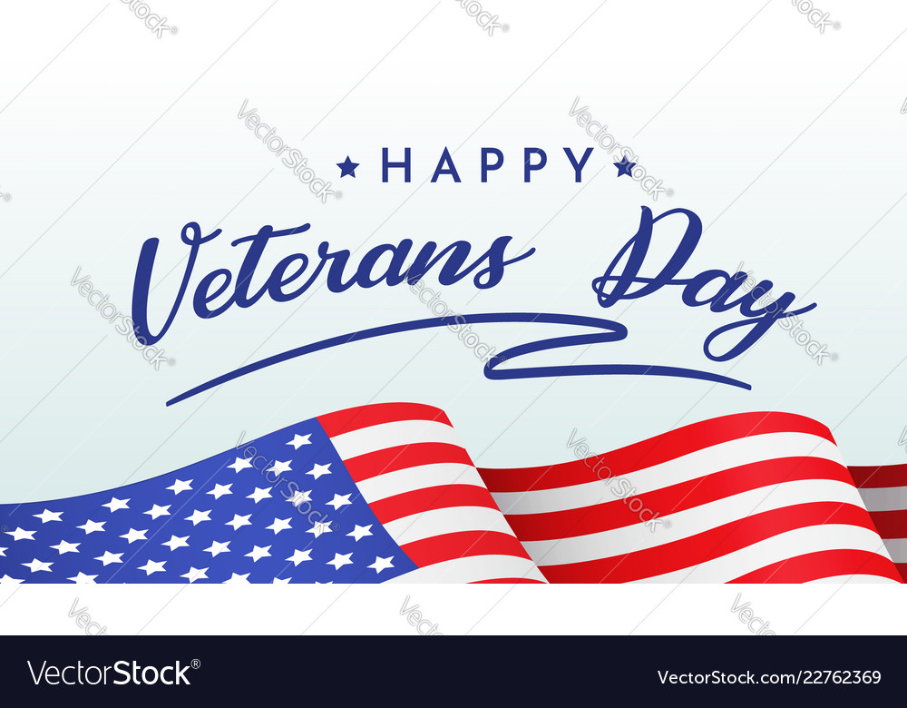 happy-veterans-day-banner-with-congratulations-vector-image