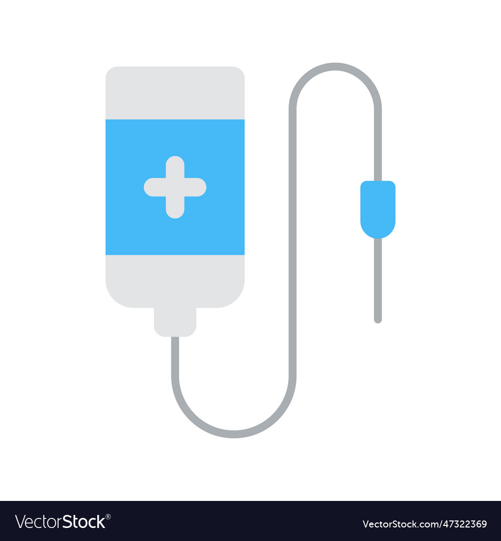 Intravenous icon image Royalty Free Vector Image