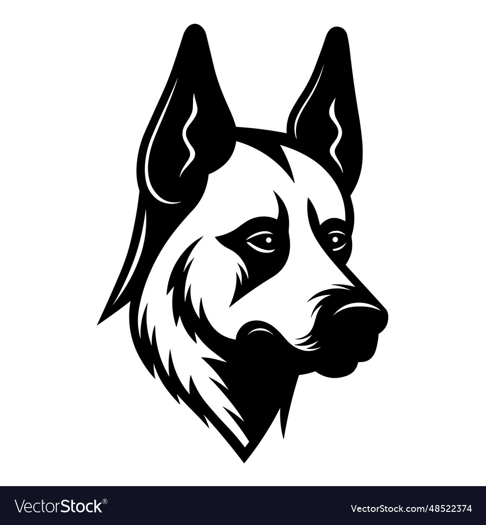 Dog silhouettes Royalty Free Vector Image - VectorStock