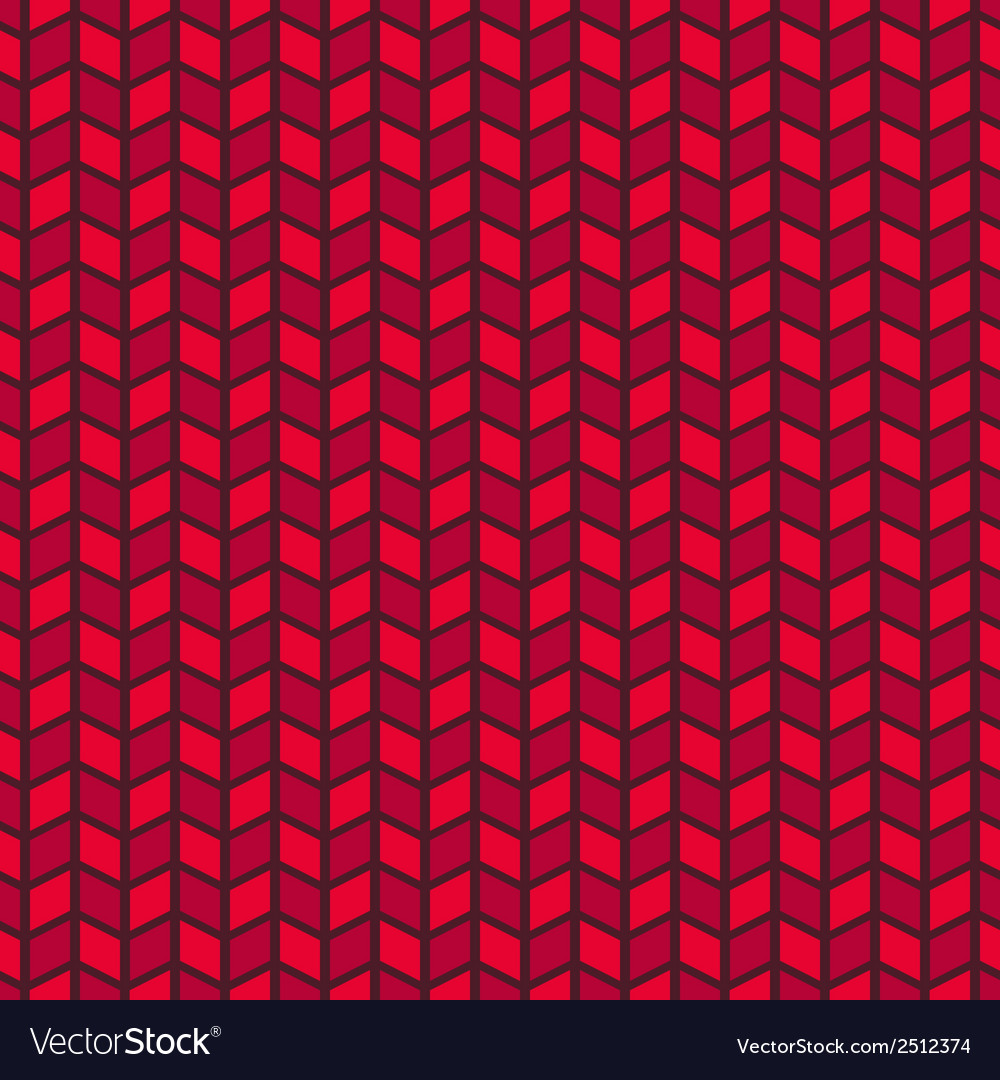 Pionate Seamless Pattern Tiling Hot Red Color Vector Image