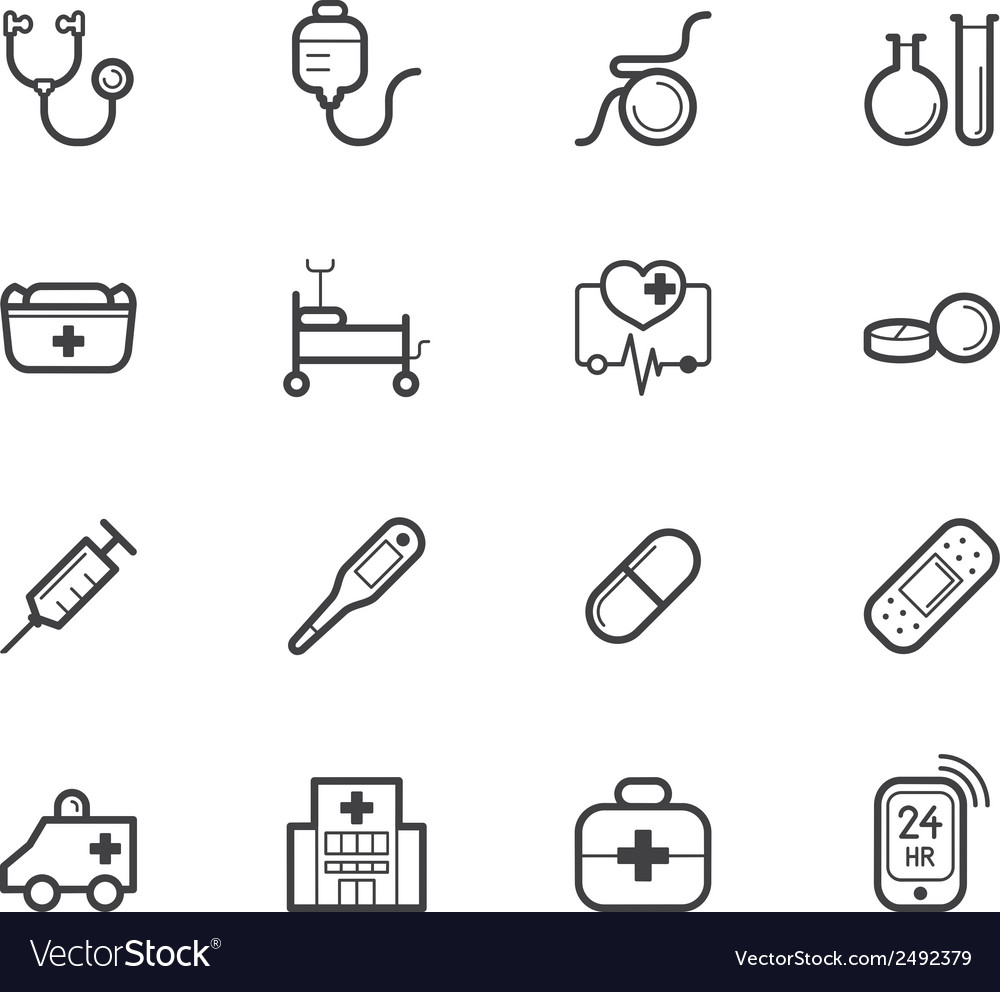 Hospital Icon set Hospital Icon set