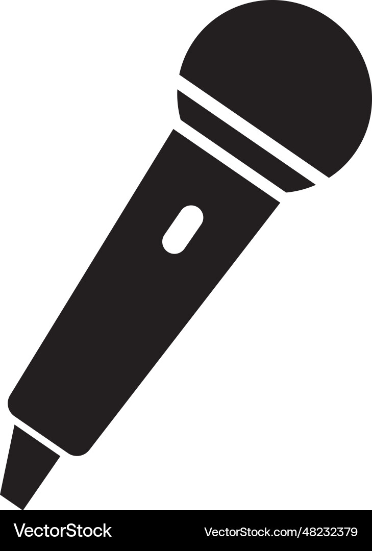 Microphone icon Royalty Free Vector Image - VectorStock