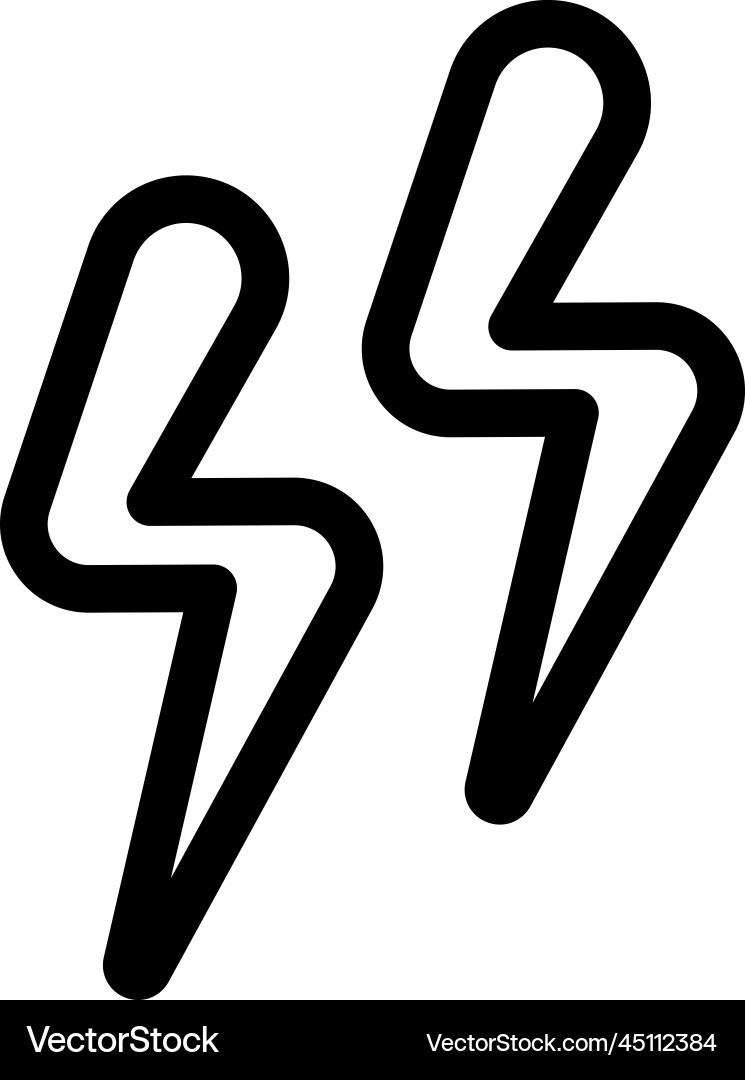 Thunderstorm icon Royalty Free Vector Image - VectorStock