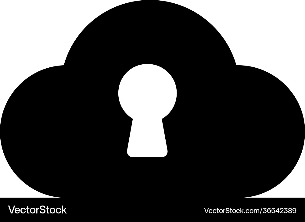 Cloud access Royalty Free Vector Image - VectorStock