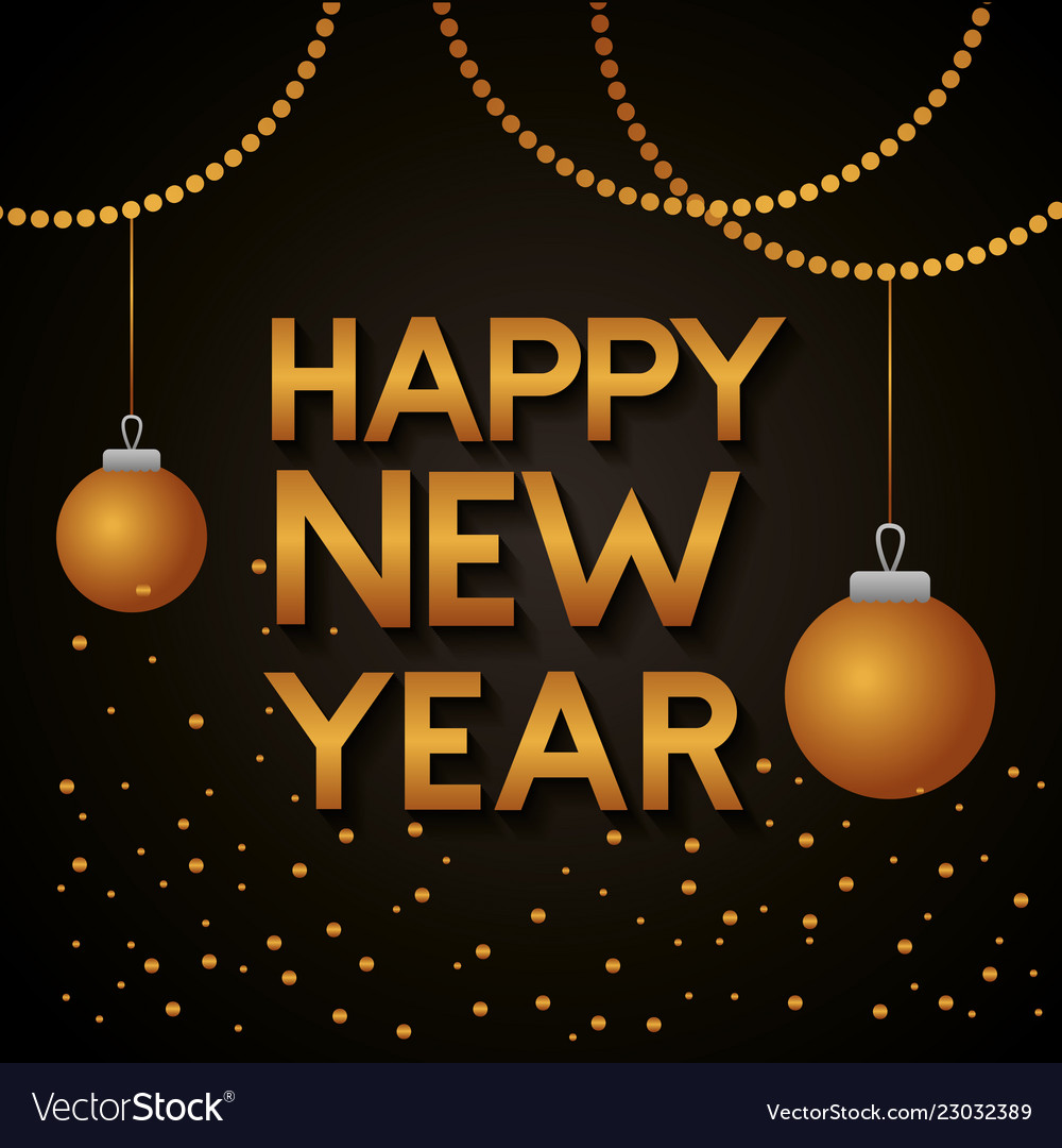 Happy new year celebration Royalty Free Vector Image