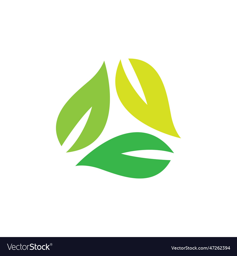 Leaf logo images Royalty Free Vector Image - VectorStock