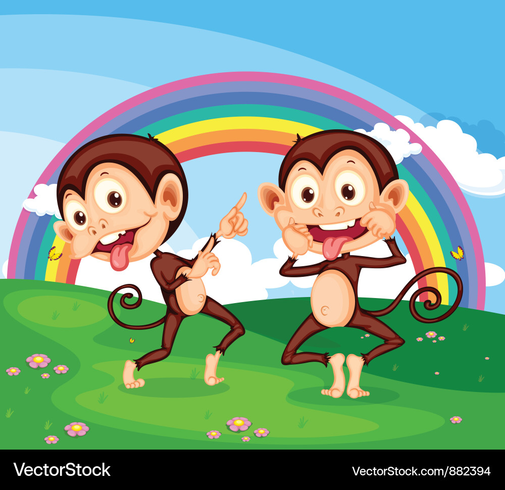 Monkeys Royalty Free Vector Image - VectorStock