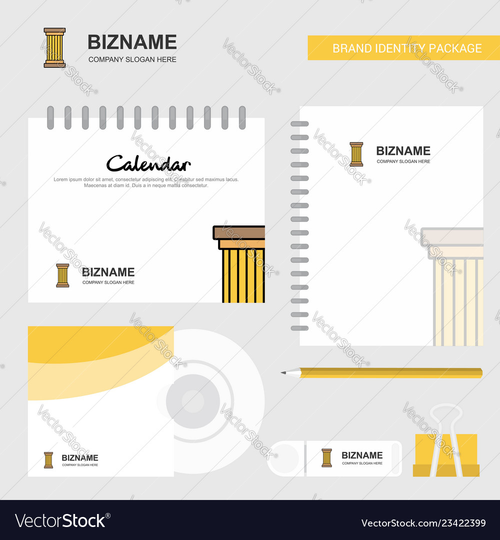 piller logo calendar template cd cover diary and vector image on vectorstock diary calendar template