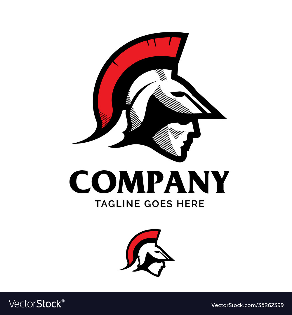 Spartan head symbol vector image Spartan head symbol