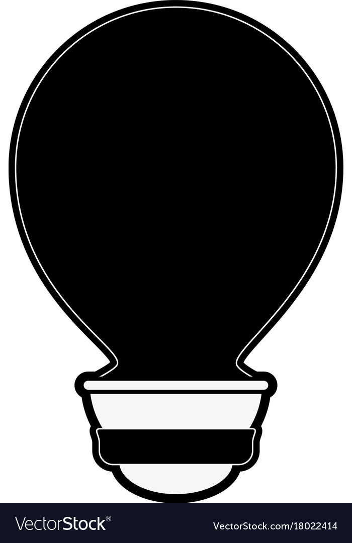 Download Regular lightbulb icon image Royalty Free Vector Image