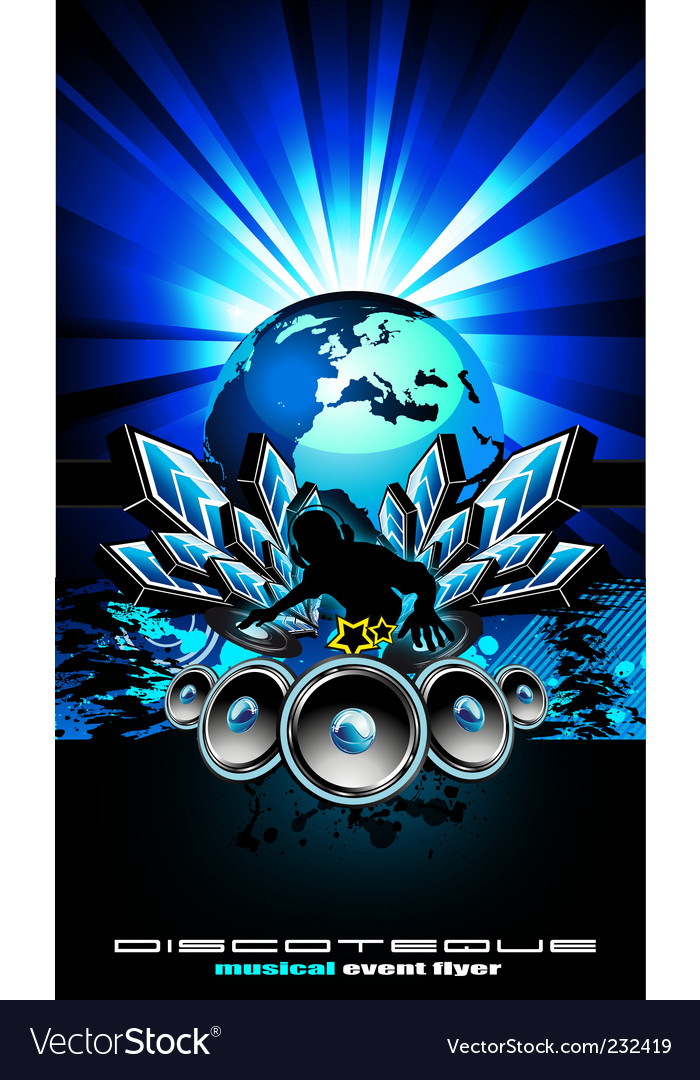 Gig poster Royalty Free Vector Image - VectorStock