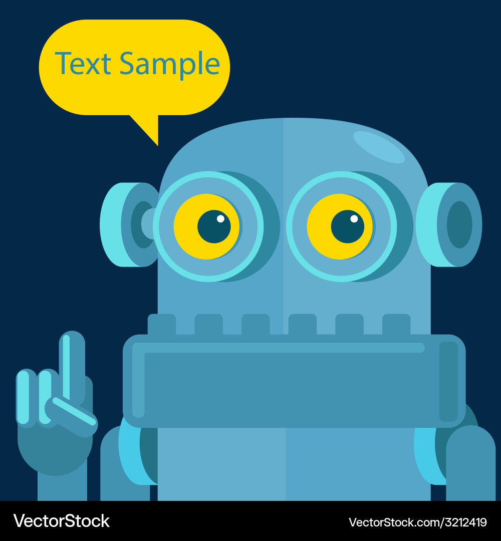 Robot Royalty Free Vector Image - VectorStock