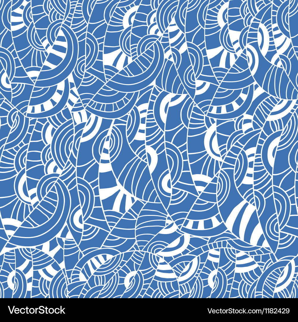 Seamless pattern with colored waves Royalty Free Vector