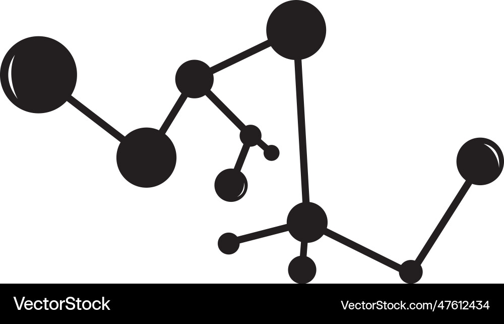 Molecule logo template icon Royalty Free Vector Image