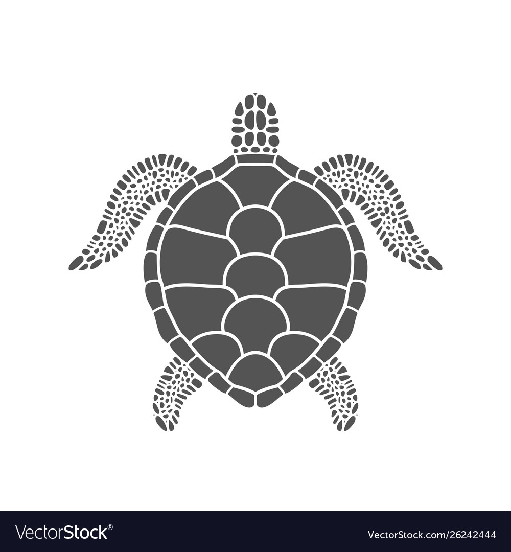 Sea turtle Royalty Free Vector Image - VectorStock