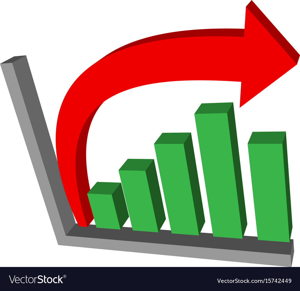 Bar graph icon Royalty Free Vector Image - VectorStock