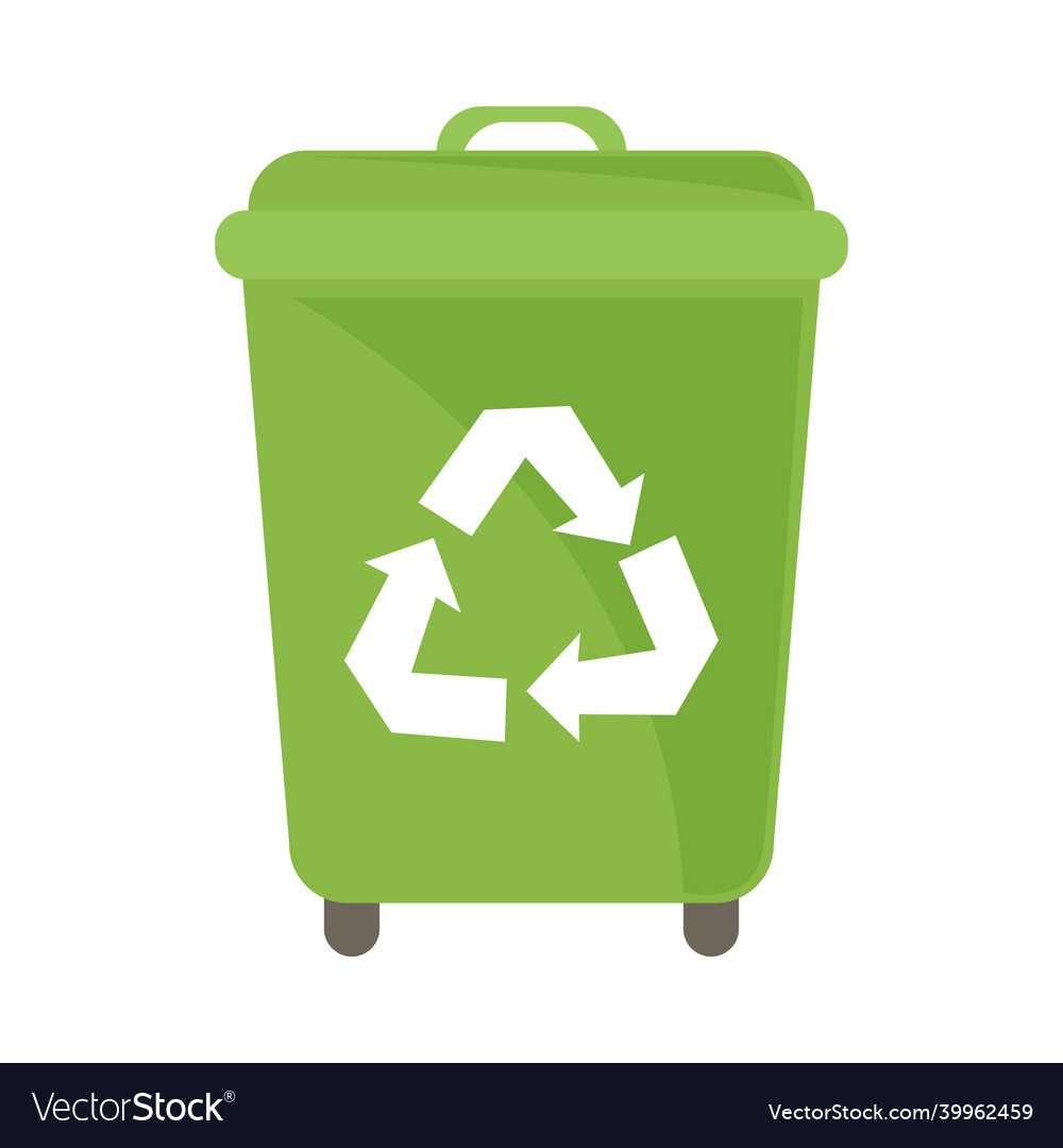 Recycle bin garbage Royalty Free Vector Image - VectorStock