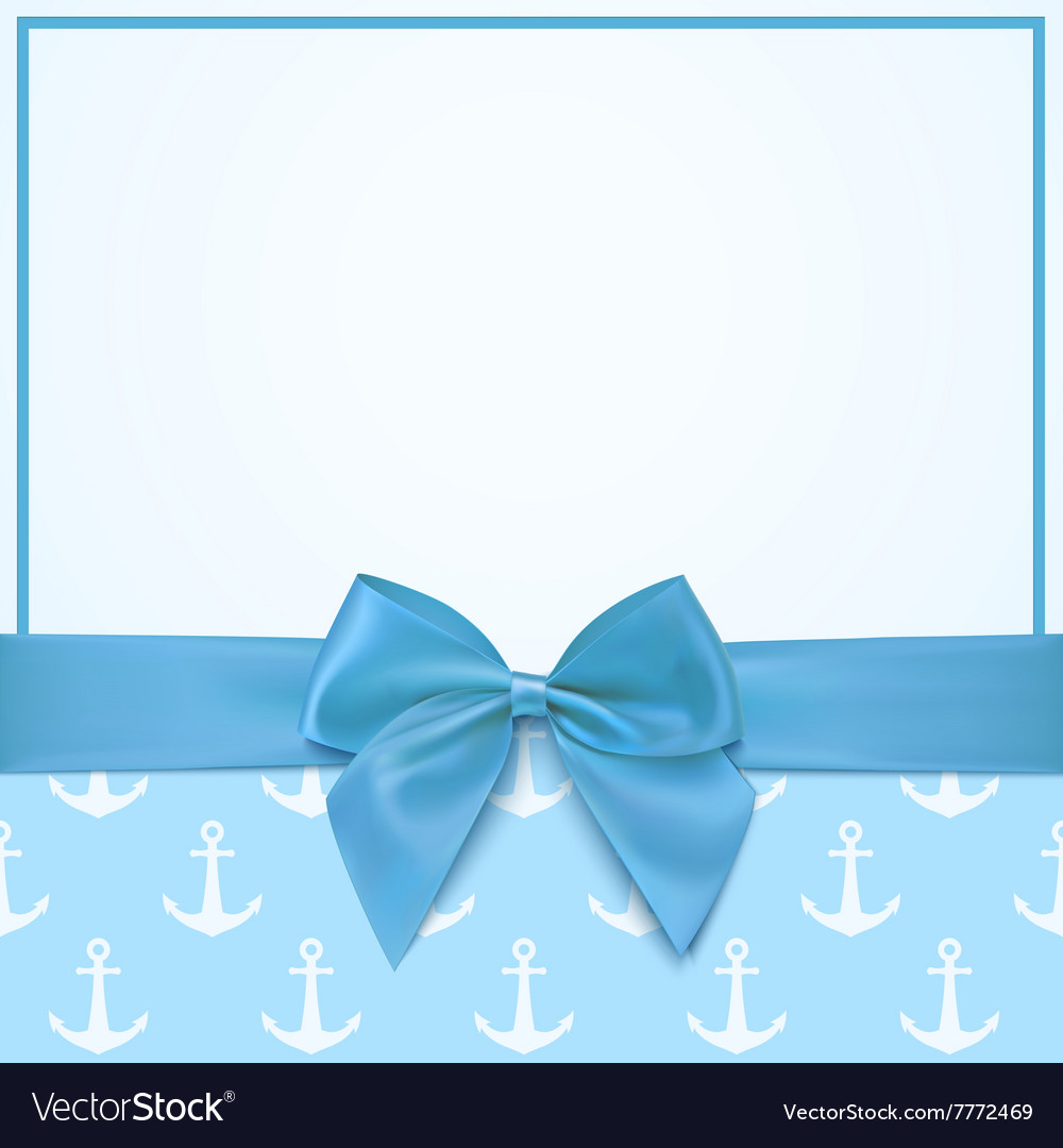 Download Blank greeting card template for a boy Royalty Free Vector