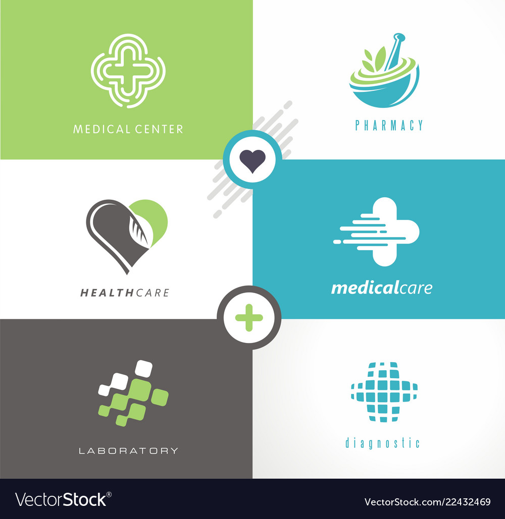 Medical And Health Care Logo Royalty Free Vector Image