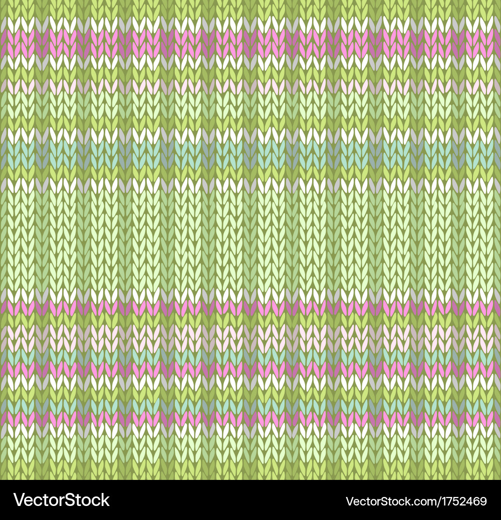Seamless pattern knit texture Royalty Free Vector Image