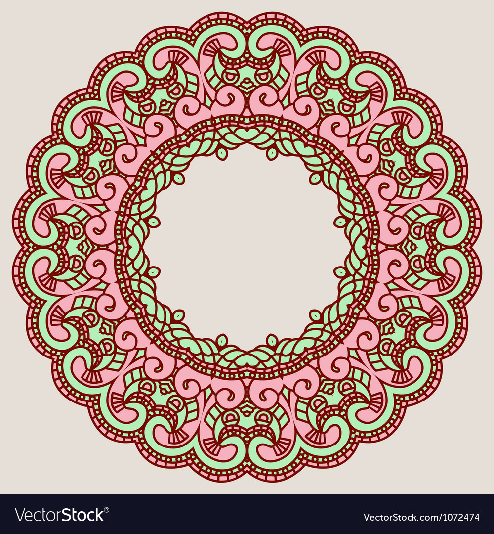 Round decorative design element