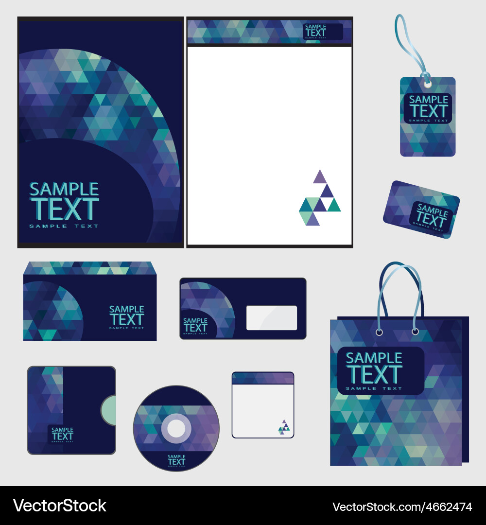 Template For Business Royalty Free Vector Image