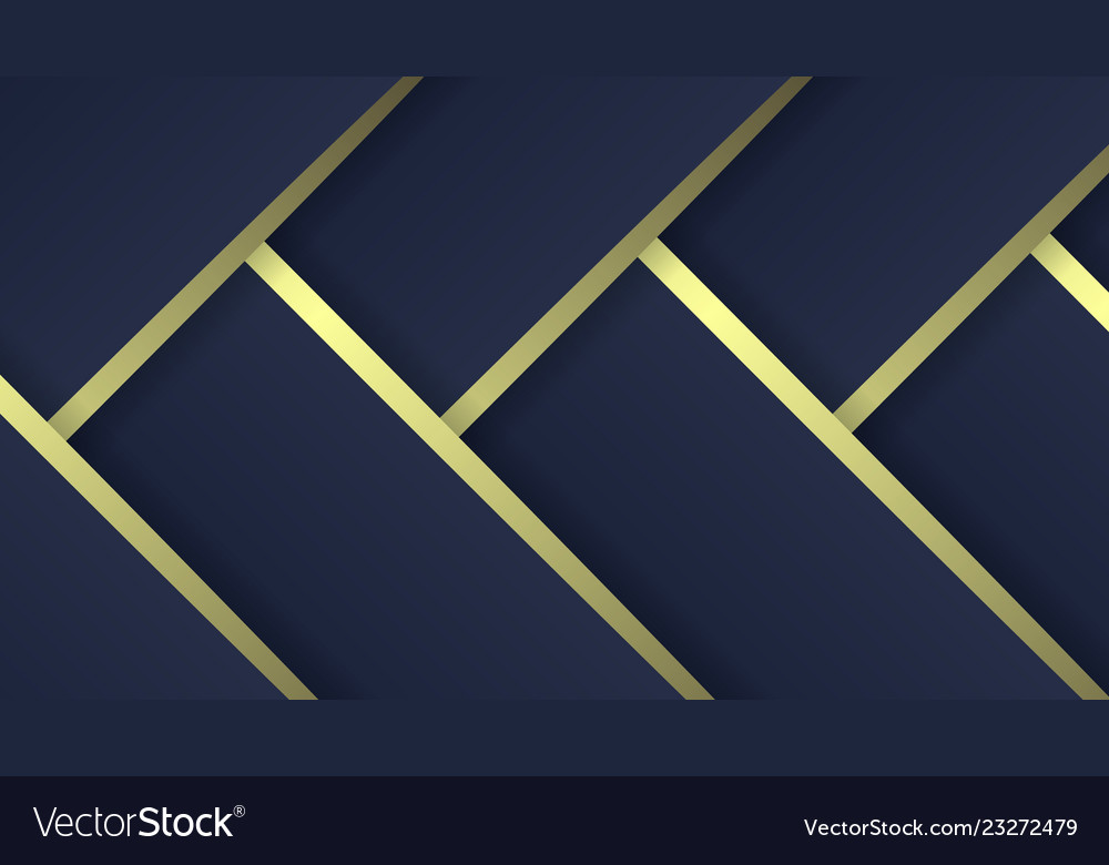 Luxury patterns dark blue and gold gradient