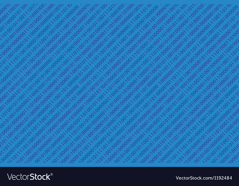 Binary code pattern Royalty Free Vector Image - VectorStock