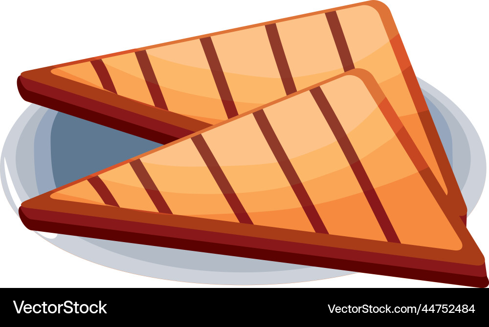 Toasts bread icon Royalty Free Vector Image - VectorStock