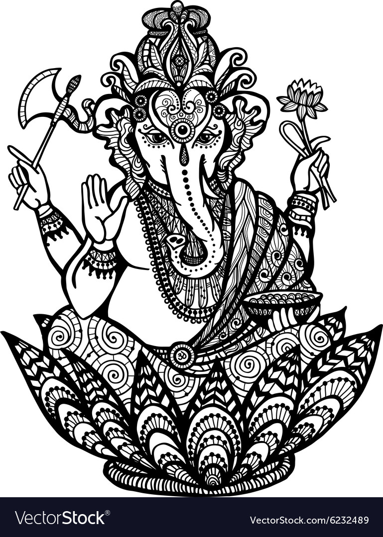 Decorative ganesha