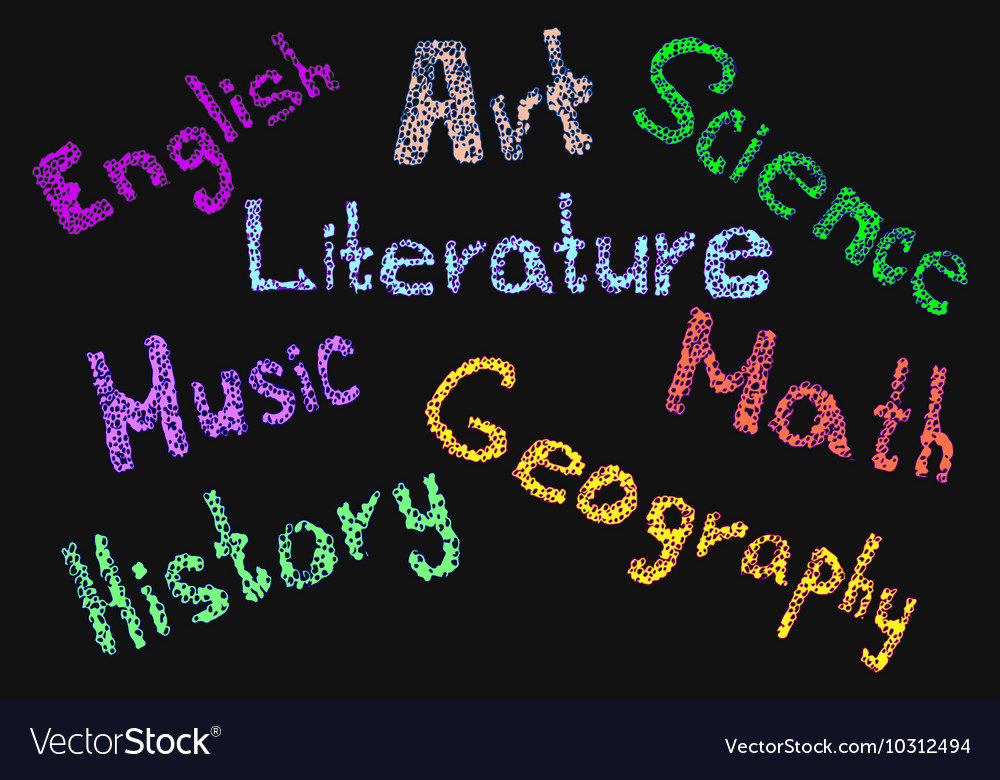 school-subjects-name-royalty-free-vector-image