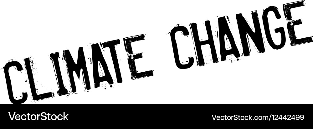Climate Change rubber stamp Royalty Free Vector Image