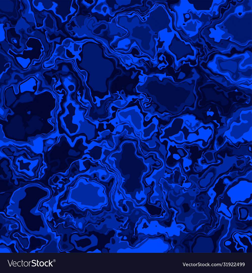 Creative blue abstract marble effect texture Vector Image