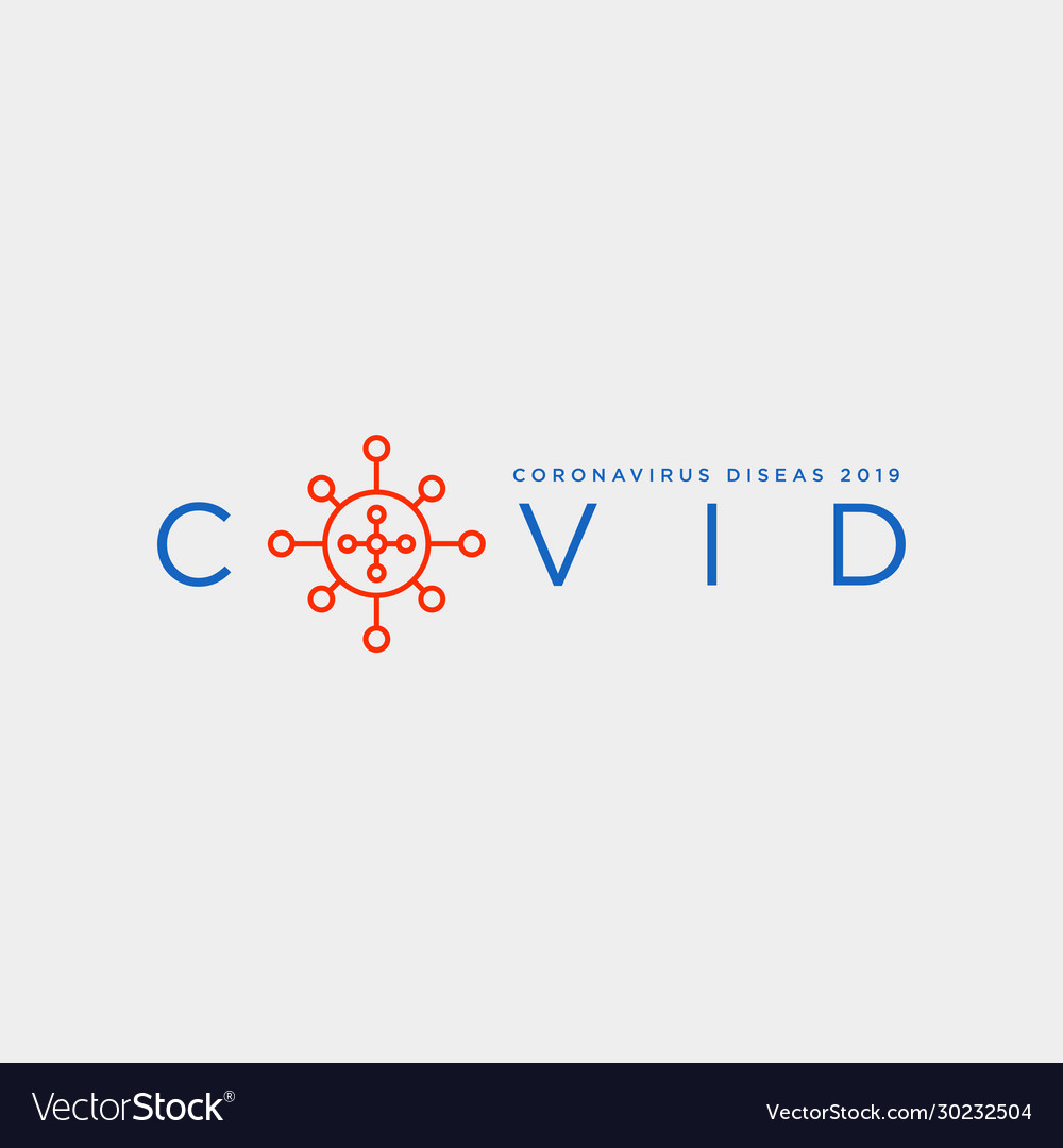 Covid19 19 corona virus symbol icon protect Vector Image