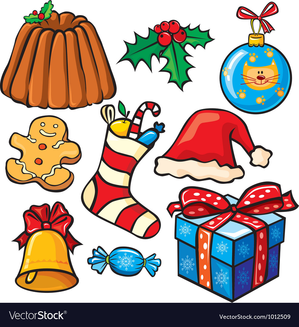 Christmas icon set