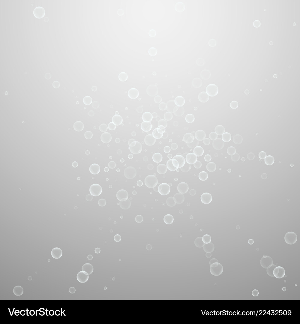 Soap bubbles abstract background blowing bubbles Vector Image