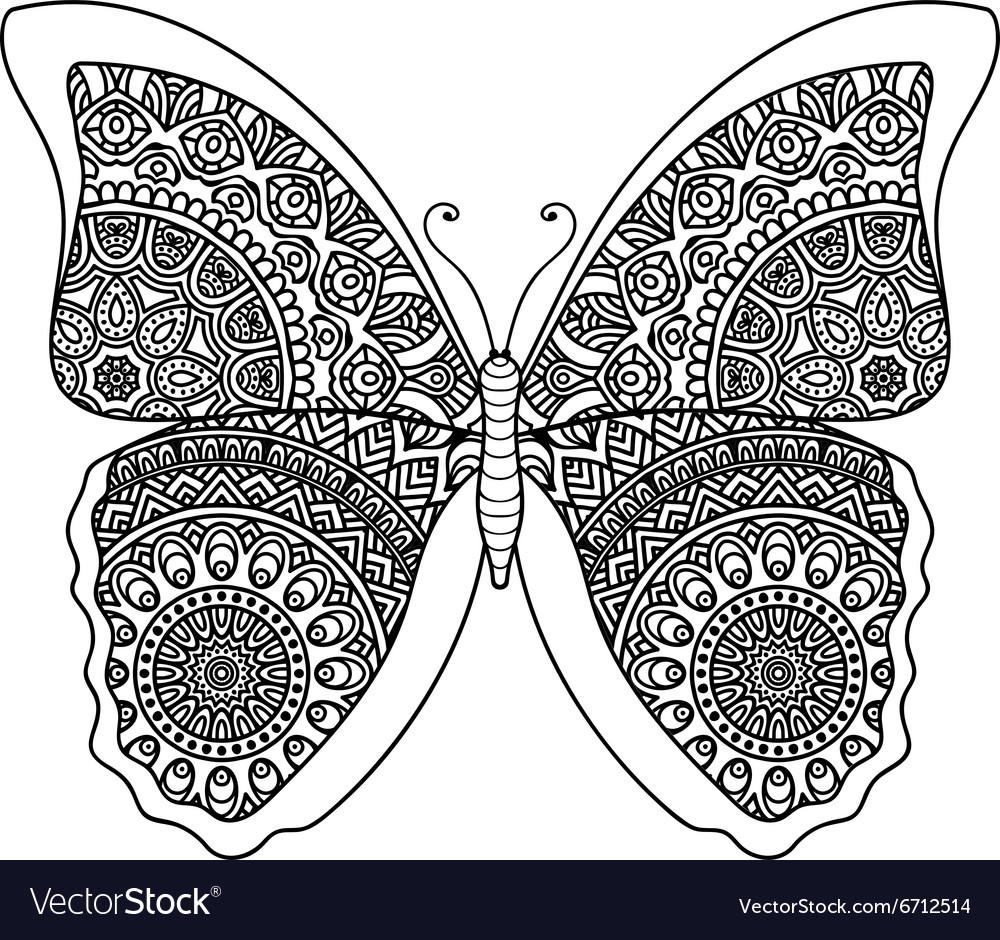 Abstract butterfly Royalty Free Vector Image - VectorStock