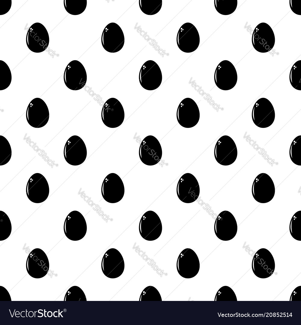 Egg pattern seamless Royalty Free Vector Image