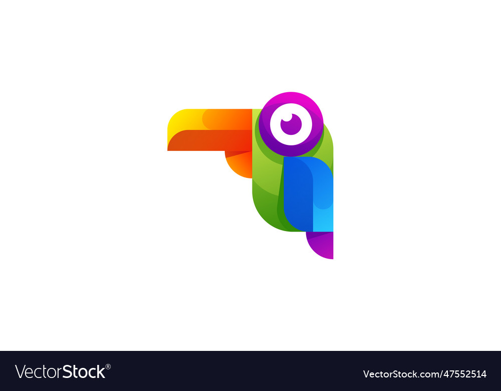 Parrot Logo Abstract Design Template Royalty Free Vector Parrot Logo Abstract Design Template Royalty Free Vector