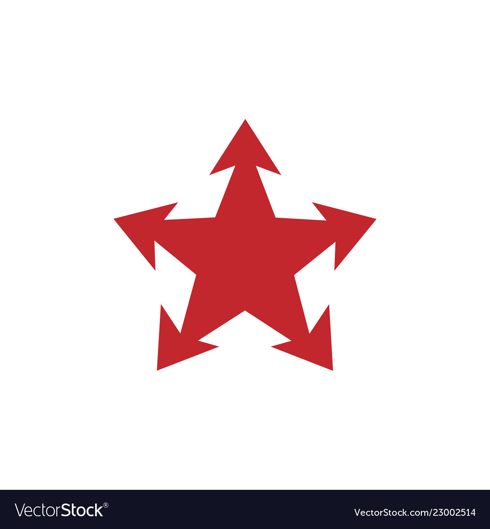 Red star icon image Royalty Free Vector Image - VectorStock