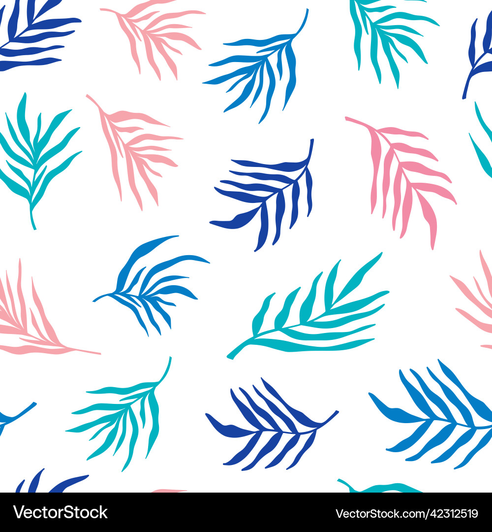 Seamless pattern background with colorful summer Vector Image