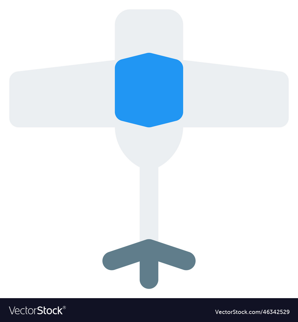 Glider aircraft for leisure purposes Royalty Free Vector